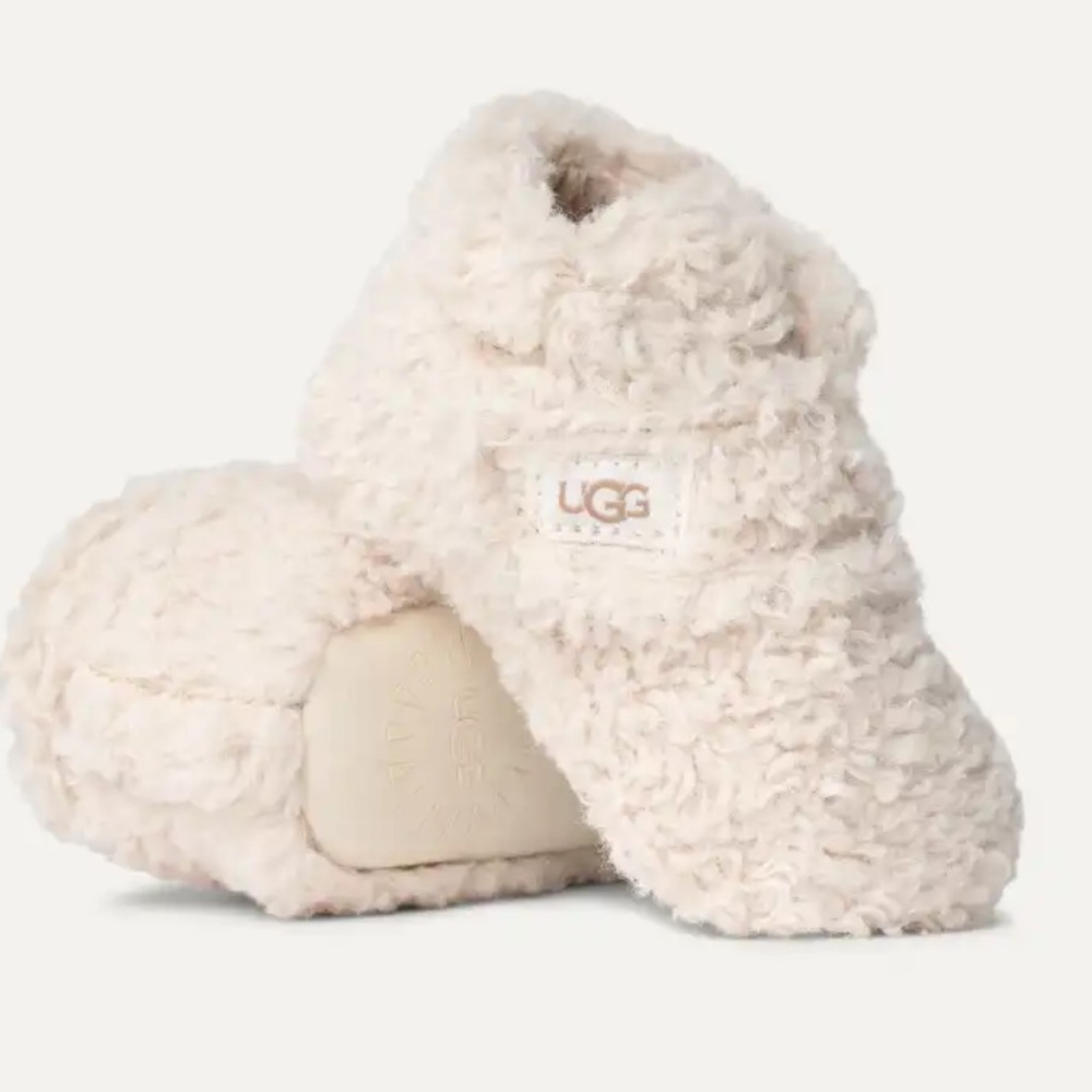 UGG Infant Booties in Soft Cream